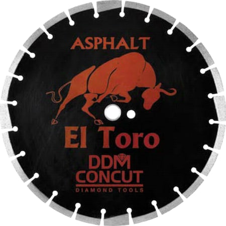 El Toro 14" X .125 X 20MM ASPHALT BLADE WET/DRY AE1412520